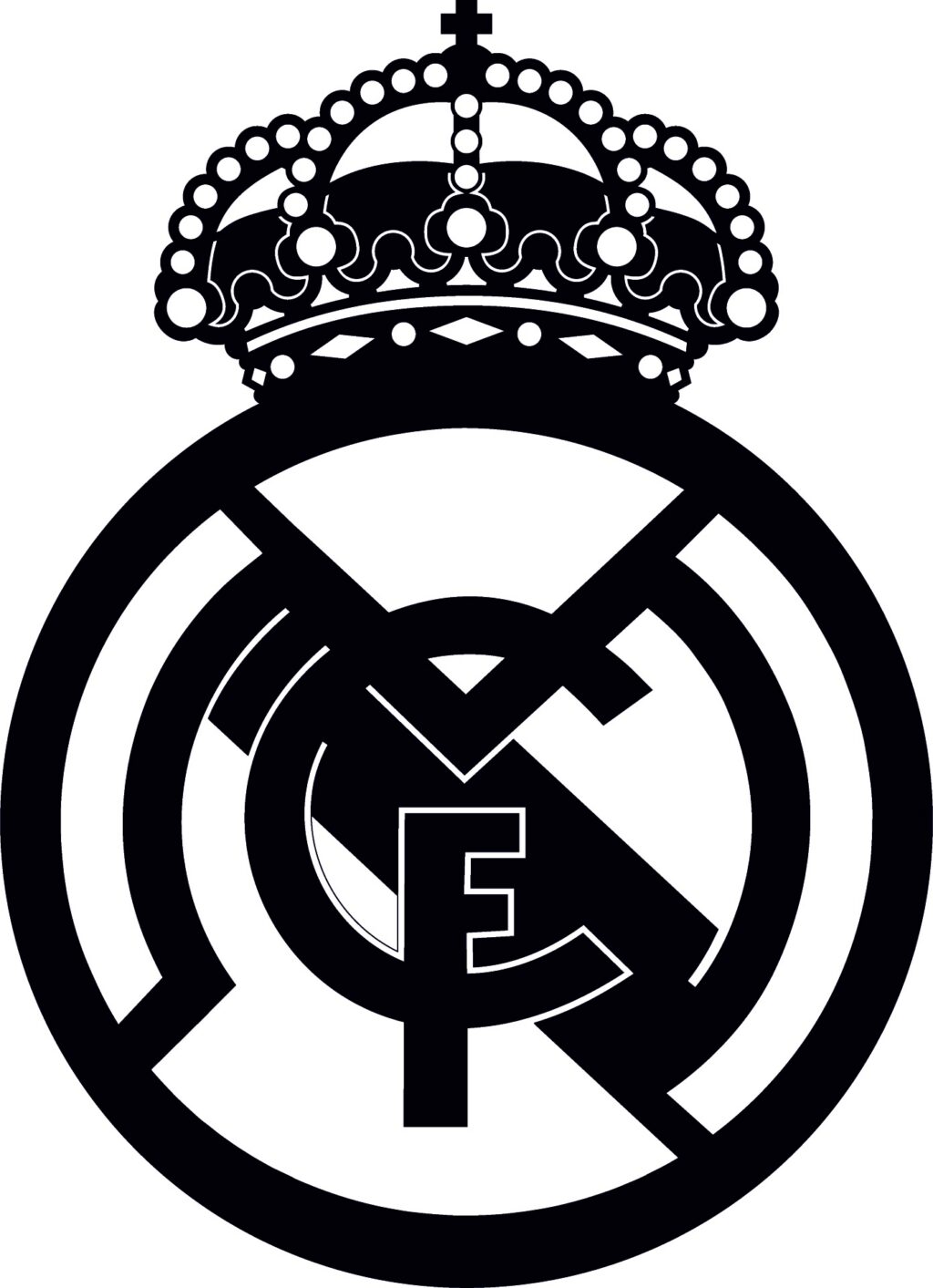 realm Cuadro Real Madrid – 1 pieza, 30 × 30 cm